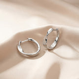 Kit Heath Serenity Curve Hoop Earrings
