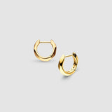 Kit Heath Glint Geo Golden Hoop Earrings
