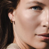 Kit Heath Glint Geo Golden Hoop Earrings