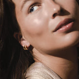 Kit Heath Glint Geo Golden Hoop Earrings