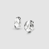 Kit Heath Glint Geo Wide Hoop Earrings