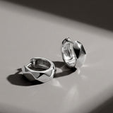 Kit Heath Glint Geo Wide Hoop Earrings