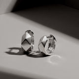 Kit Heath Glint Geo Wide Hoop Earrings