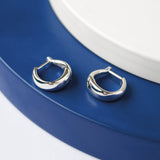 Kit Heath Bevel Cirque Small Huggie Hoop Earrings