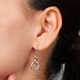 Kit Heath Bevel Cirque Link Gold Drop Earrings