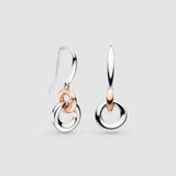 Kit Heath Bevel Cirque Link Blush Drop Earrings