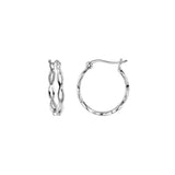 Dew Open Infinity Hoop Earrings 15mm