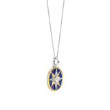 Ti Sento Lapis Night Sky Pendant Necklace SALE