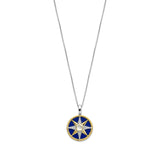 Ti Sento Lapis Night Sky Pendant Necklace SALE