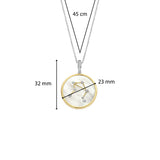 Ti Sento Zodiac Libra Pendant Necklace