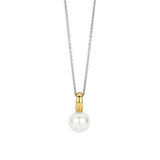 Ti Sento Pearl Petite Gold Plated Pendant Necklace