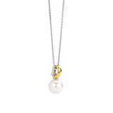 Ti Sento Pearl Petite Gold Plated Pendant Necklace