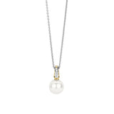 Ti Sento Pearl Petite Gold Plated Pendant Necklace