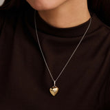 Ti Sento North Star Heart Necklace Golden