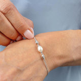 Kit Heath Coast Pebble Glisten Pearl Bracelet