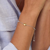 Kit Heath Coast Pebble Golden Station Bracelet