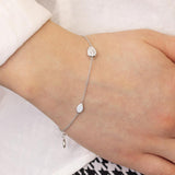 Kit Heath Coast Pebble Glisten Pavé Station Bracelet
