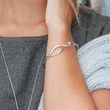 Kit Heath Entwine Twine Twist Hinged Bangle