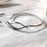 Kit Heath Entwine Twine Twist Hinged Bangle