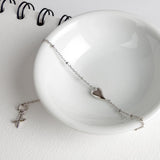 Kit Heath Desire Kiss Mini Heart Ball Chain Bracelet