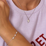 Kit Heath Desire Kiss Precious Heart Slider Bracelet