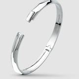 Kit Heath Glint Geo Hinged Bangle