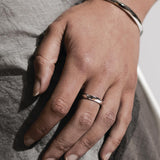 Kit Heath Glint Geo Hinged Bangle