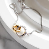 Kit Heath Bevel Cirque Link Golden Toggle Bracelet