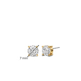 Ti Sento Claw Set CZ Large Stud Earrings