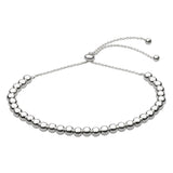 Dew Sterling Silver Multi Bead Toggle Bracelet