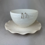 9ct Yellow Gold Diamond Huggie Hoop Earrings 0.50ct 15mm