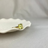 9ct Yellow Gold Lemon Quartz Cocktail Ring