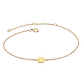 Dew Gold Plated Paw Print Bracelet