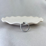 Platinum Bow Ring