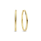 Ti Sento Classic Oversized Hoop Earrings Gold Plated 35mm