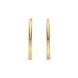 Ti Sento Classic Oversized Hoop Earrings Gold Plated 35mm
