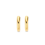 Ti Sento Sterling Silver Mini Hoop Earrings Golden 12mm
