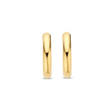 Ti Sento Sterling Silver Small Hoop Earrings Golden 14mm