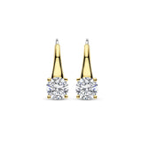 Ti Sento Tapered Claw CZ Drop Earrings SALE