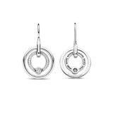 Ti Sento Small Concentric Circle Drop Earrings