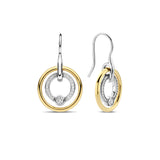 Ti Sento Small Concentric Circle Drop Earrings