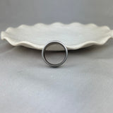 Titanium Diamond Brilliant Cut Band Ring 7mm SALE