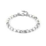 Nomination Instinct Bracelet, Stainless Steel White Howlite