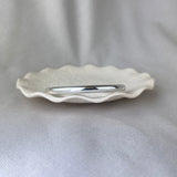 Sterling Silver Oval D-Shape Profile Hinged Bangle