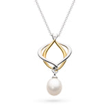 Kit Heath Alicia Golden Pearl Necklace