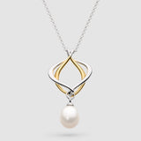 Kit Heath Alicia Golden Pearl Necklace 18"