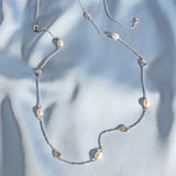 Kit Heath Coast Pebble Pearl Station Toggle Necklace