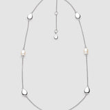Kit Heath Coast Pebble Pearl Station Necklace 18"