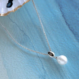 Kit Heath Coast Pebble Pearl Necklace 18"