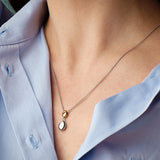 Kit Heath Coast Pebble Golden Necklace 18"